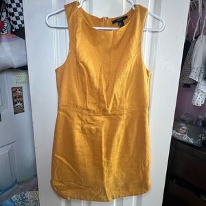 Yellow A-Line Mini Dress